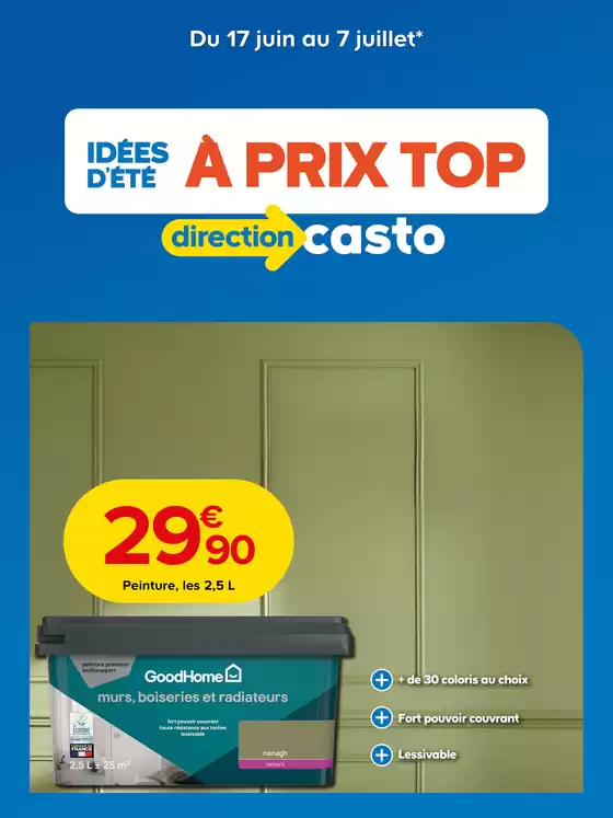 Catalogue Castorama | Idée d'été à prix top ! | 2026-06-17T00:00:00.000Z - 2026-07-07T00:00:00.000Z