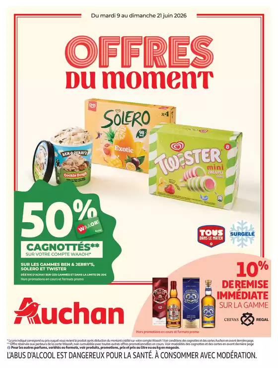 Catalogue Auchan Hypermarché à Drémil-Lafage | Alcools & barbecue hypers | 2026-06-09T00:00:00.000Z - 2026-06-21T00:00:00.000Z