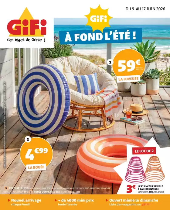 Catalogue Gifi à Épinal | Catalogue Gifi | 2026-06-09T00:00:00.000Z - 2026-06-17T00:00:00.000Z