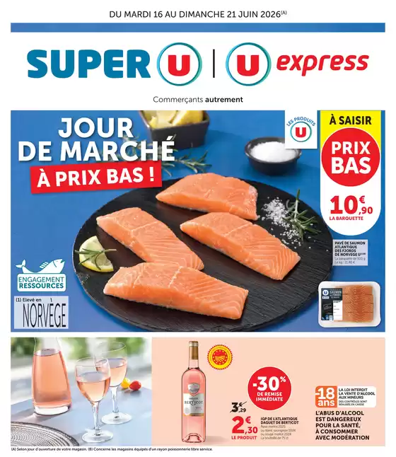 Catalogue U Express | Jour de Marché à prix bas ! | 2026-06-16T00:00:00.000Z - 2026-06-21T00:00:00.000Z