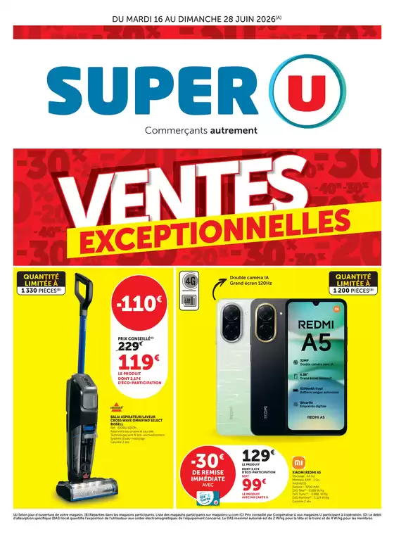 Catalogue Super U à Chazé-Henry | VENTES EXCEPTIONNELLES | 2026-06-16T00:00:00.000Z - 2026-06-28T00:00:00.000Z