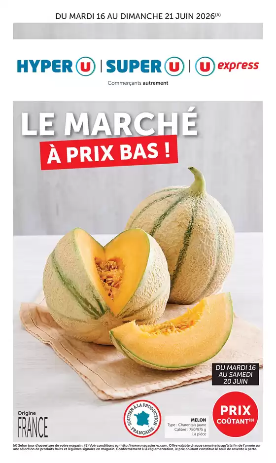 Catalogue U Express | Le Marché À prix bas ! | 2026-06-16T00:00:00.000Z - 2026-06-21T00:00:00.000Z