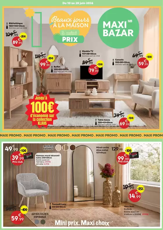 Catalogue Maxi Bazar | Catalogue Maxi Bazar | 2026-06-10T00:00:00.000Z - 2026-06-28T00:00:00.000Z