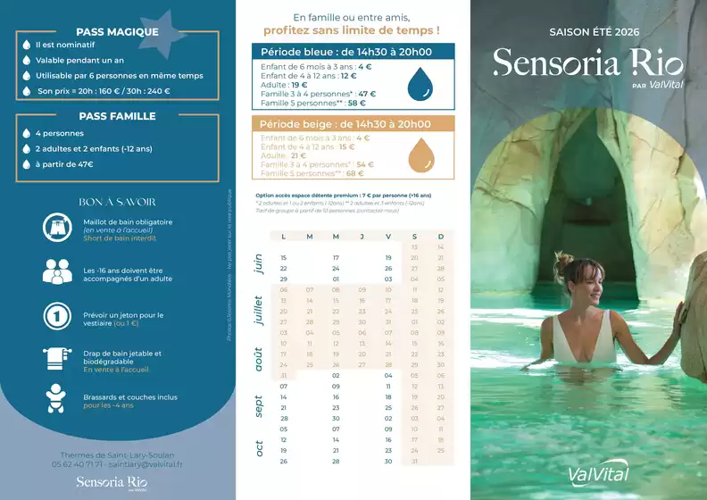 Catalogue ValVital | Flyer Sensoria Rio Été 2026 | 2026-06-01T00:00:00.000Z - 2026-10-31T00:00:00.000Z