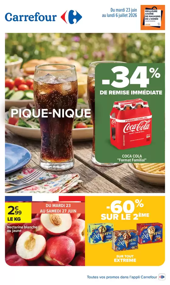 Catalogue Carrefour Drive | PIQUE-NIQUE | 2026-06-23T00:00:00.000Z - 2026-07-06T00:00:00.000Z
