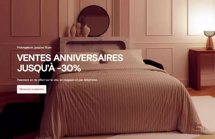 Catalogue La Maison du Convertible à La Vespière | Ventes Anniversaires jusqu'à -30% | 2026-06-12T00:00:00.000Z - 2026-06-16T00:00:00.000Z