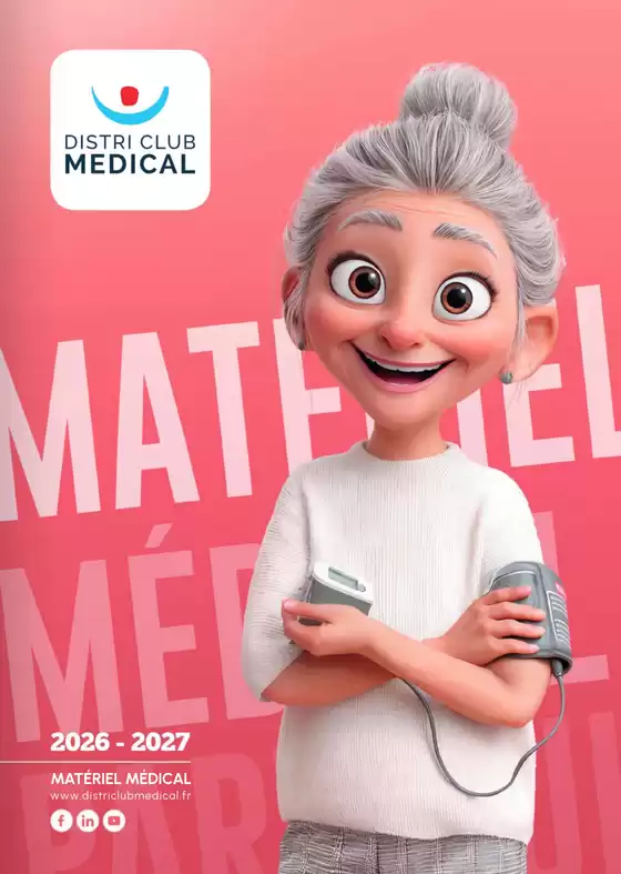 Catalogue Distri Club Médical | MATÉRIEL MÉDICAL 2026-2027 | 2026-01-01T00:00:00.000Z - 2027-12-31T00:00:00.000Z