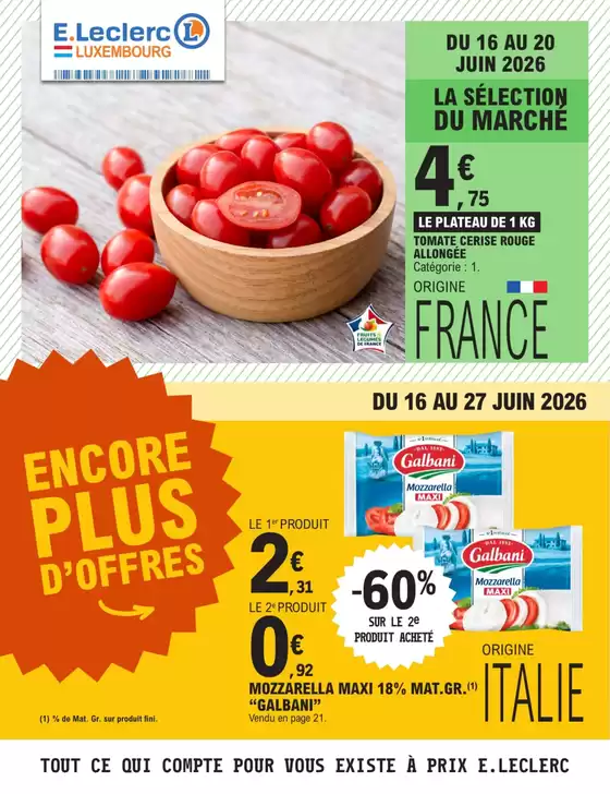 Catalogue E.Leclerc à Hyères | 26M251C02LU | 2026-06-16T00:00:00.000Z - 2026-06-27T00:00:00.000Z