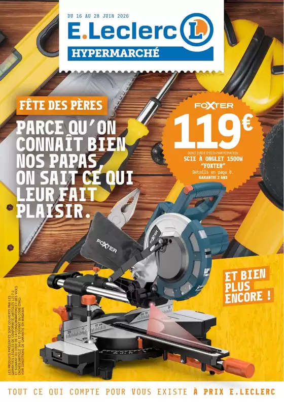 Catalogue E.Leclerc à Montalzat | 26C113LR | 2026-06-16T00:00:00.000Z - 2026-06-28T00:00:00.000Z