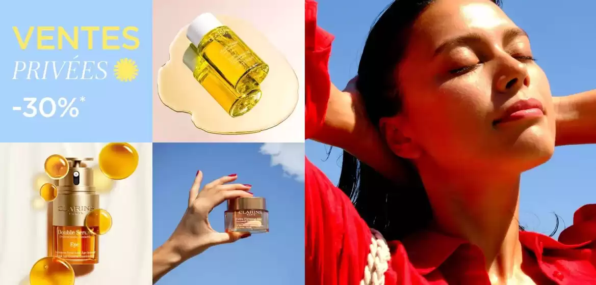 Catalogue Clarins | Ventes Privées | 2026-06-15T00:00:00.000Z - 2026-06-21T00:00:00.000Z