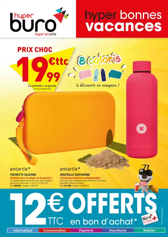 Catalogue Hyperburo à Sauzon | Tract Hyper bonnes Vacances | 2026-06-16T00:00:00.000Z - 2026-07-31T00:00:00.000Z