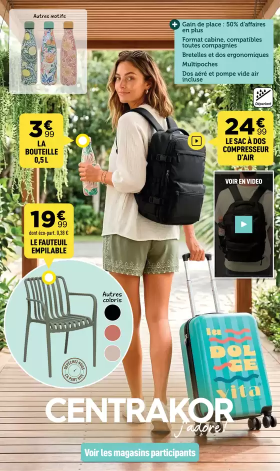Catalogue Centrakor à Sauzon | DEPART EN VACANCES | 2026-06-16T00:00:00.000Z - 2026-06-28T00:00:00.000Z