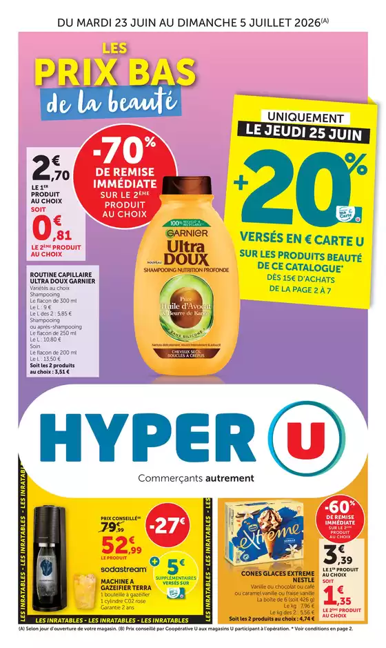 Catalogue Hyper U | Catalogue HYPER U | 2026-06-23T00:00:00.000Z - 2026-07-05T00:00:00.000Z