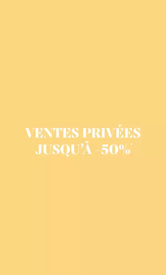 Catalogue Etam | VENTES PRIVÉES Jusqu'à -50% | 2026-06-16T00:00:00.000Z - 2026-07-01T00:00:00.000Z