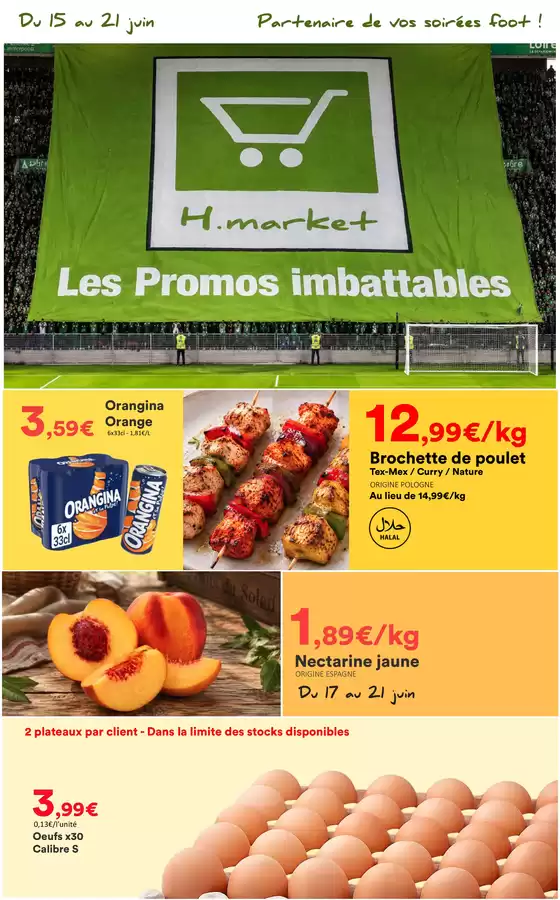Catalogue Hmarket à Paris | Les Promos imbattables | 2026-06-15T00:00:00.000Z - 2026-06-21T00:00:00.000Z