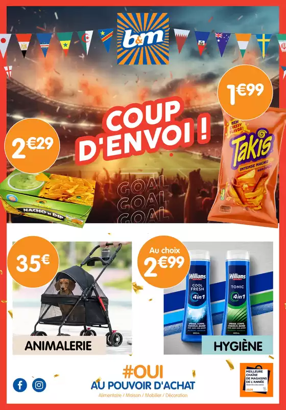 Catalogue B&M à Malleval-en-Vercors | PGC - Coup d’envoi ! | 2026-06-17T00:00:00.000Z - 2026-07-30T00:00:00.000Z