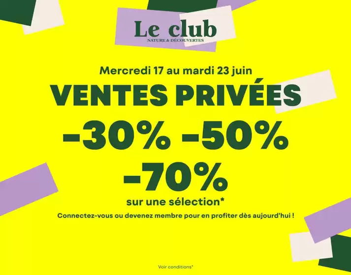 Catalogue Nature et Découvertes | Ventes privées | 2026-06-17T00:00:00.000Z - 2026-06-23T00:00:00.000Z