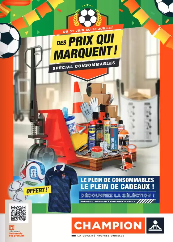 Catalogue Champion Direct | Des prix qui marquent! | 2026-06-01T00:00:00.000Z - 2026-07-18T00:00:00.000Z