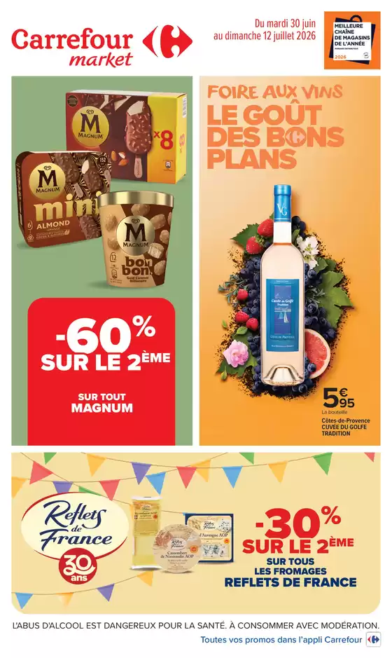 Catalogue Carrefour Market à Agneaux | FOIRE AUX VINS | 2026-06-30T00:00:00.000Z - 2026-07-12T00:00:00.000Z