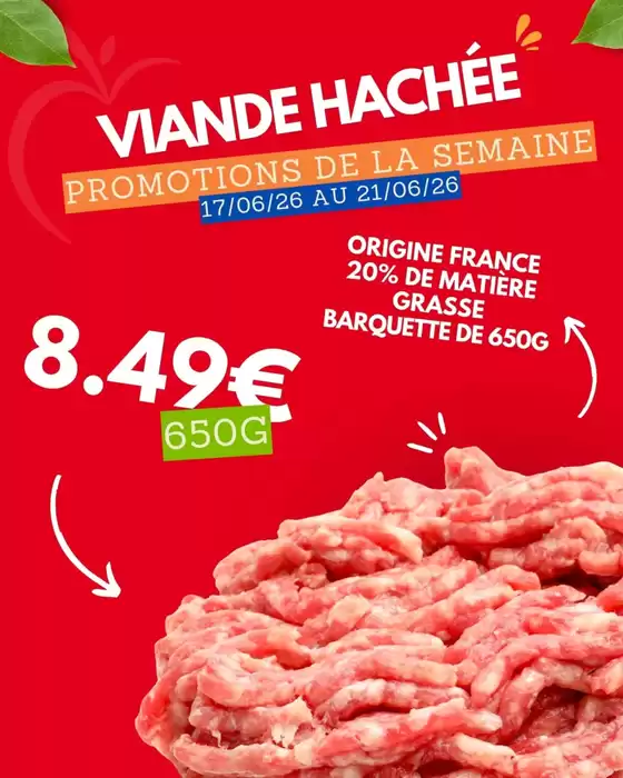 Catalogue marché frais Géant | Les promos de la semaine chez Marché Frais ! | 2026-06-19T00:00:00.000Z - 2026-06-21T00:00:00.000Z