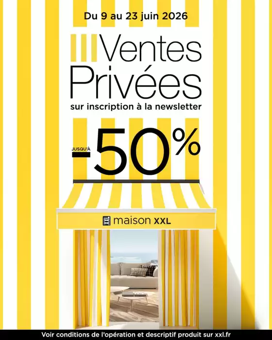 Catalogue XXL Maison à Daoulas | VENTES PRIVEES | 2026-06-19T00:00:00.000Z - 2026-06-23T00:00:00.000Z