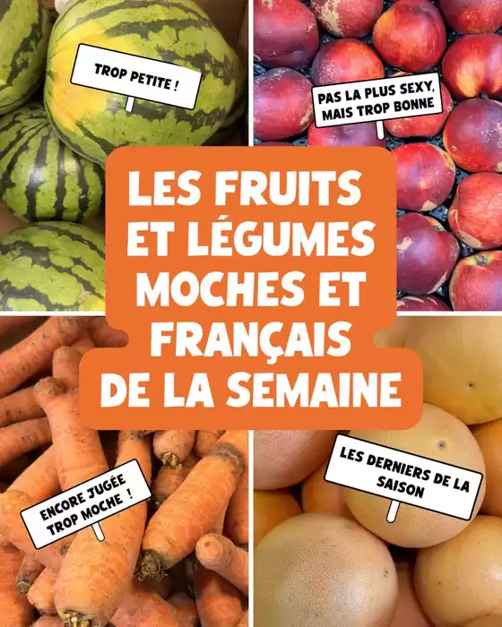 Catalogue Nous anti gaspi à Messimy-sur-Saône | Cet été, on croque moche et on assume ! | 2026-06-19T00:00:00.000Z - 2026-06-23T00:00:00.000Z