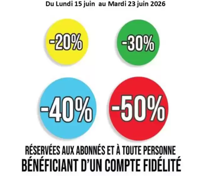Catalogue Au Fil des Marques à Hardinghen | Les Ventes Privées du 15 au 23 juin 2026 | 2026-06-19T00:00:00.000Z - 2026-06-23T00:00:00.000Z
