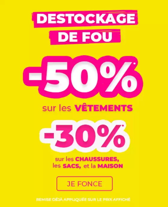 Catalogue Degriff'Stock à Masny | Destockage de fou | 2026-06-19T00:00:00.000Z - 2026-06-30T00:00:00.000Z