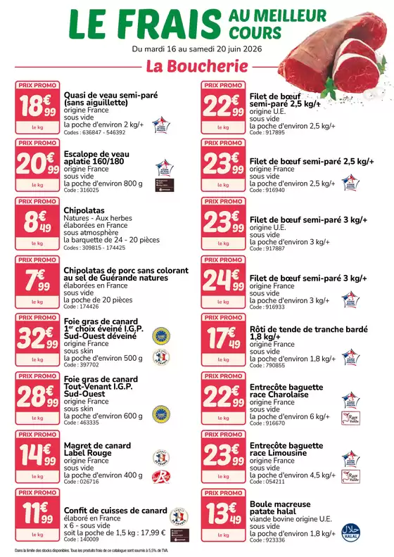 Catalogue Promocash à Vaudherland | Meilleur cours | 2026-06-19T00:00:00.000Z - 2026-06-20T00:00:00.000Z