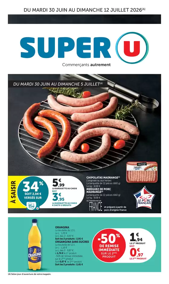 Catalogue Super U | Catalogue SUPER U | 2026-06-30T00:00:00.000Z - 2026-07-12T00:00:00.000Z