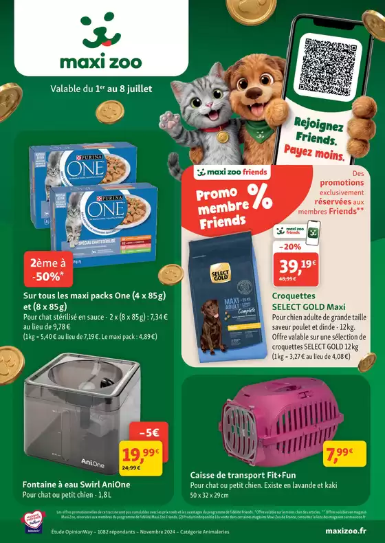 Catalogue Maxi Zoo à Montberon | Rejoignez Friends. Payez moins. | 2026-07-01T00:00:00.000Z - 2026-07-08T00:00:00.000Z