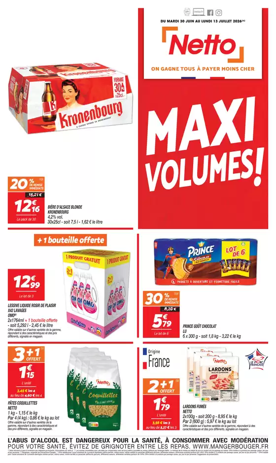 Catalogue Netto | MAXI VOLUMES | 2026-06-23T00:00:00.000Z - 2026-07-13T00:00:00.000Z