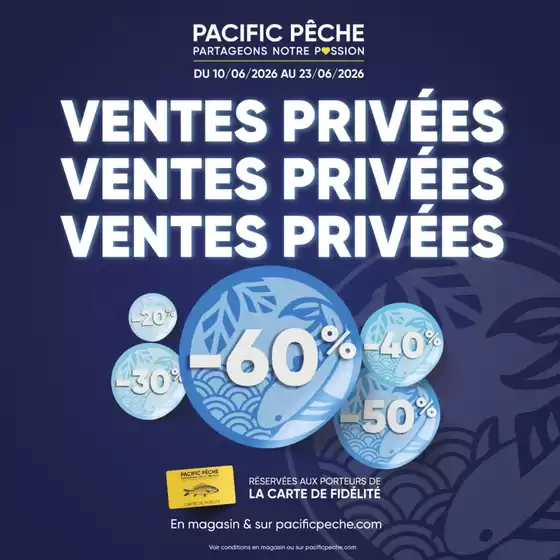 Catalogue Pacific Pêche à Brétigny-sur-Orge | C'est le DERNIER JOUR des VENTES PRIVÉES | 2026-06-23T00:00:00.000Z - 2026-06-23T00:00:00.000Z