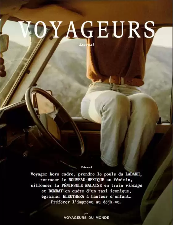 Catalogue Voyageurs du monde | Journal Voyageurs volume 3 | 2026-06-23T00:00:00.000Z - 2026-12-31T00:00:00.000Z