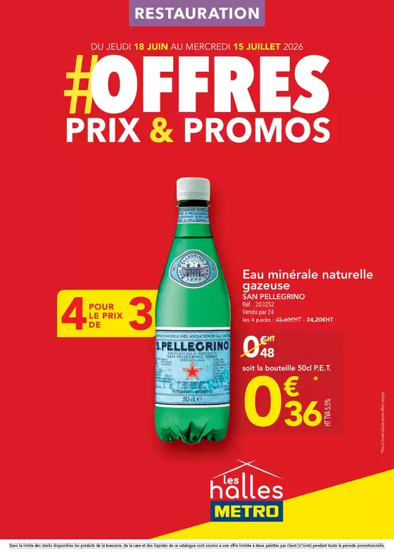 Catalogue Metro à Charny-sur-Meuse | METRO FR - Offres Prix & Promos Restauration | 2026-06-24T00:00:00.000Z - 2026-07-15T00:00:00.000Z