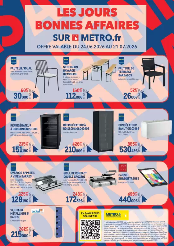 Catalogue Metro à Vitot | METRO FR - Offres Exclusives Marketplace | 2026-06-24T00:00:00.000Z - 2026-07-21T00:00:00.000Z