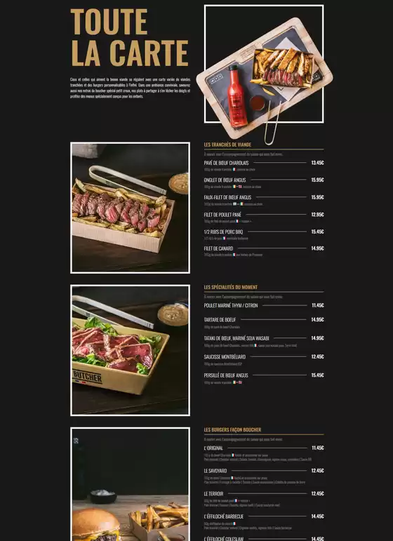 Catalogue Brut Butcher | Toute la carte | 2026-06-24T00:00:00.000Z - 2026-09-30T00:00:00.000Z