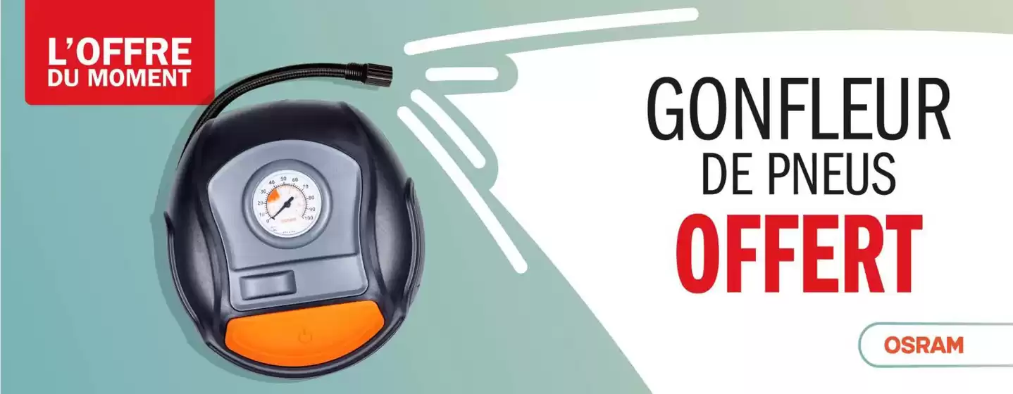 Catalogue Carglass | OFFRE spéciale ? Votre gonfleur de pneus OFFERT | 2026-06-25T00:00:00.000Z - 2026-07-17T00:00:00.000Z