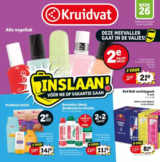 Catalogue Kruidvat à Braine | Catalogue Kruidvat | 2026-06-25T00:00:00.000Z - 2026-07-05T00:00:00.000Z