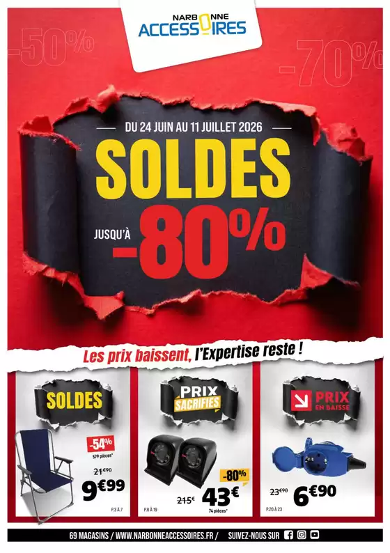 Catalogue Narbonne accessoires à Tracy-le-Val | Offres spéciales attractives pour tout le monde | 2026-06-24T00:00:00.000Z - 2026-07-11T00:00:00.000Z