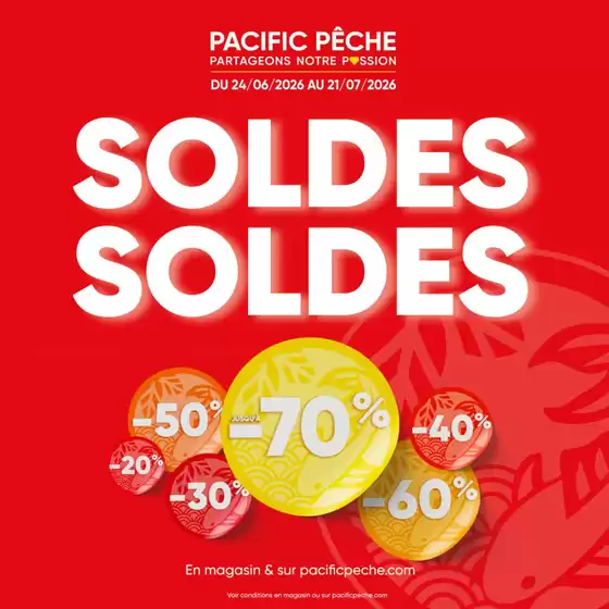 Catalogue Pacific Pêche | C'est le début des soldes d'été ! | 2026-06-25T00:00:00.000Z - 2026-07-21T00:00:00.000Z