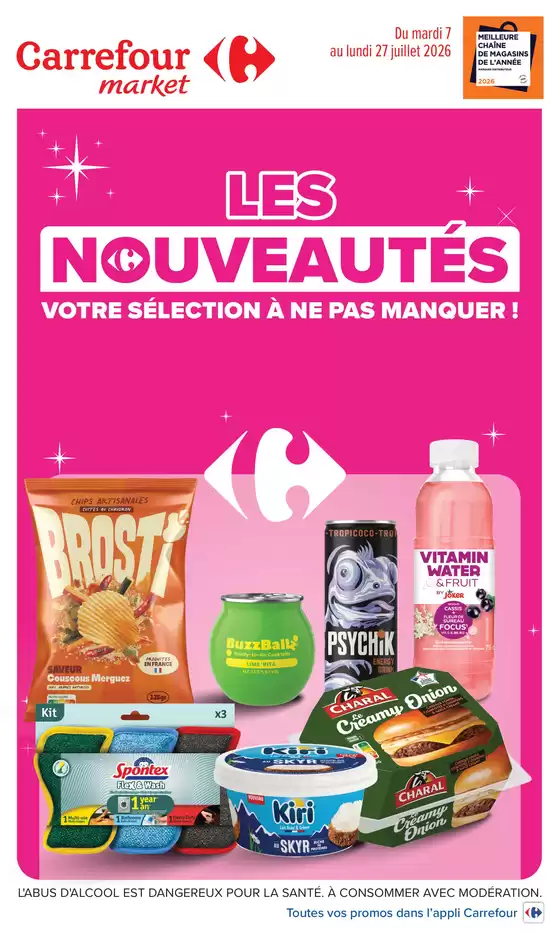 Catalogue Carrefour Market | LES NOUVEAUTÉS DE JUILLET | 2026-07-07T00:00:00.000Z - 2026-07-27T00:00:00.000Z