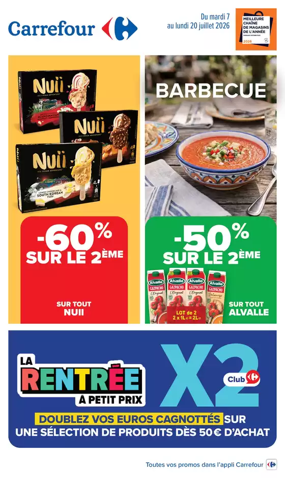 Catalogue Carrefour Drive à Saulzais-le-Potier | BARBECUE | 2026-07-07T00:00:00.000Z - 2026-07-20T00:00:00.000Z