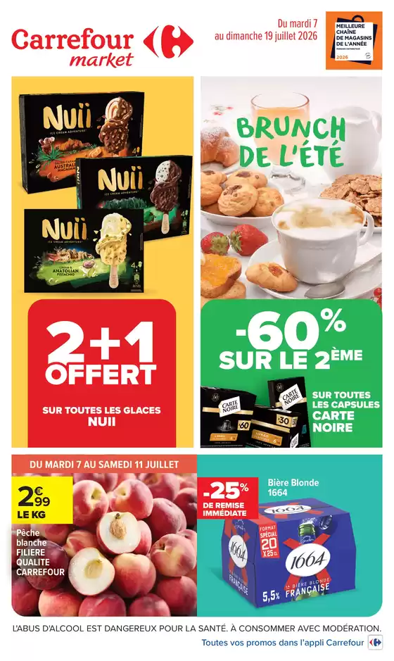 Catalogue Carrefour Drive à Cosne-d'Allier | BRUNCH DE LETE | 2026-07-07T00:00:00.000Z - 2026-07-19T00:00:00.000Z