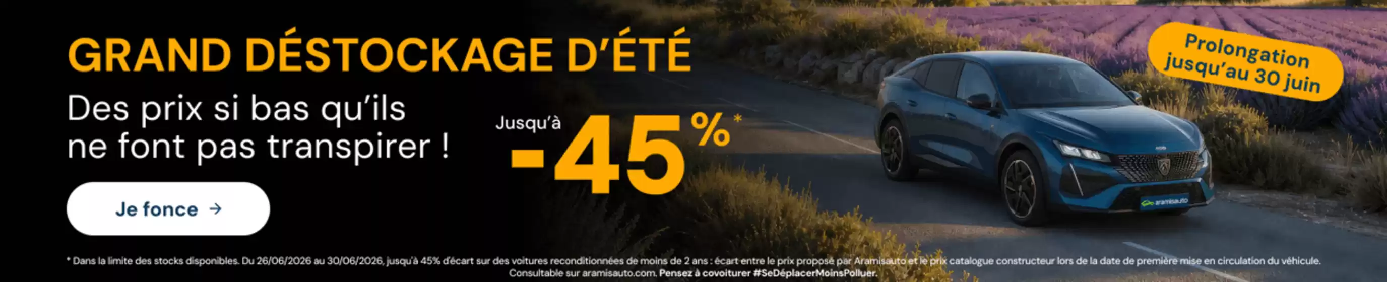 Catalogue Aramis Auto | Grand destockage d'été | 2026-06-26T00:00:00.000Z - 2026-06-30T00:00:00.000Z