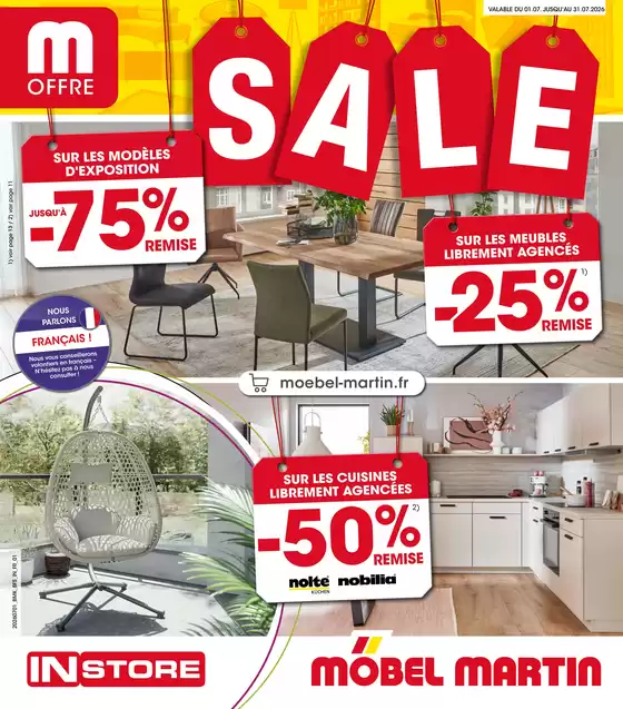 Catalogue Möbel Martin à Saint-Quentin-de-Baron | Möbel Martin: Offres hebdomadaires | 2026-07-01T00:00:00.000Z - 2026-07-31T00:00:00.000Z