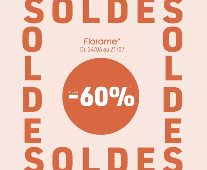 Catalogue Florame à Voiron | Soldes | 2026-06-26T00:00:00.000Z - 2026-07-21T00:00:00.000Z