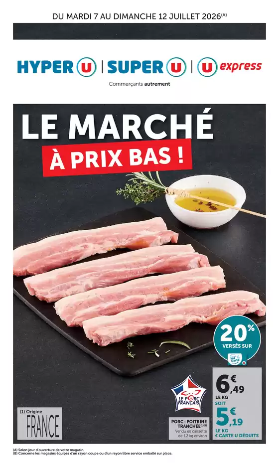 Catalogue U Express | Le marché à prix bas | 2026-07-07T00:00:00.000Z - 2026-07-12T00:00:00.000Z
