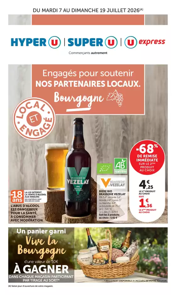 Catalogue U Express | LOCAL ET ENGAGE BOURGOGNE | 2026-07-07T00:00:00.000Z - 2026-07-19T00:00:00.000Z