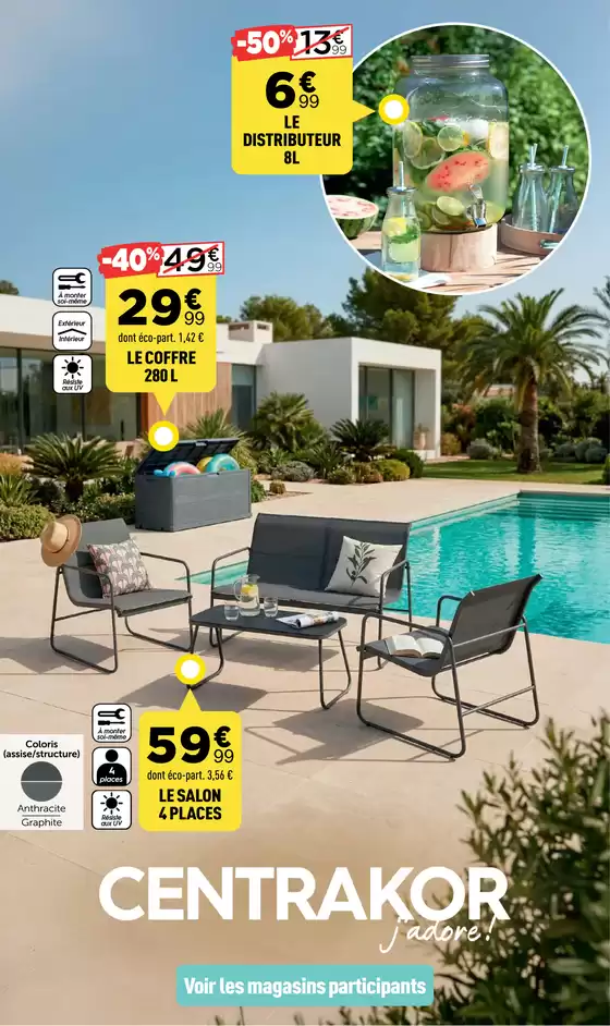 Catalogue Centrakor à Strasbourg | LES INCONTOURNABLES DE LÉTÉ - Prix détendus pour un été relax | 2026-06-29T00:00:00.000Z - 2026-07-31T00:00:00.000Z